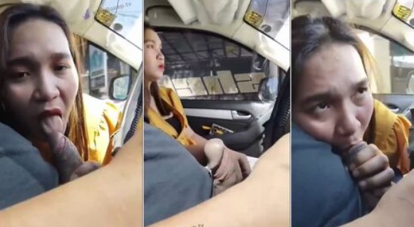Tante Viral Janda Pirang Ajak Sopir Taksi Online Wiwik Di Tempat Parkir